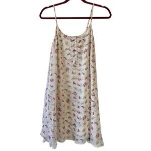 Chaudry KC Vintage Cream High Heel Stiletto & Dot Print Mini Dress Women’s Small
